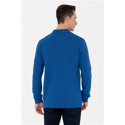 Erkek Saks Basic Sweatshirt