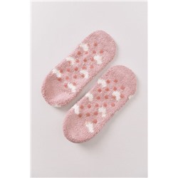 Calcetines slip on corazones rosa