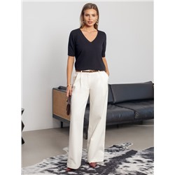 Джемпер тонкой вязки из вискозы с нейлоном