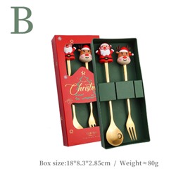 Рождественская вилка + ложка