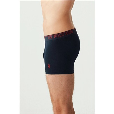 U.S. Polo Assn. U.s Polo Assn. 90005 Erkek Battal 3'lü Boxer-Siyah&Antrasit&Lacivert