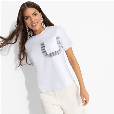 Футболка из хлопка, Мой креатив (new white)