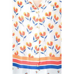 Kadın Beyaz Kısa Kollu Gömlek