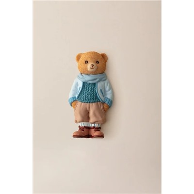 Voir Bear Magnet - Bej/Mavi - 4x8 cm
