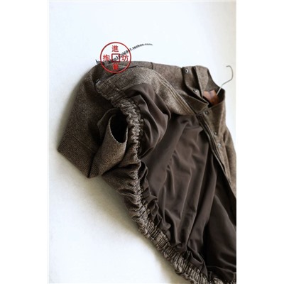 Женская куртка из смесовой шерсти в ретро стиле  ZAR*A