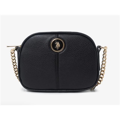 ENAMEL CHAIN CROSSBODY BAG