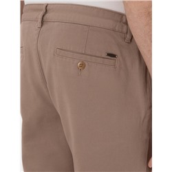Vizon Slim Fit Beli Lastikli Kanvas Pantolon