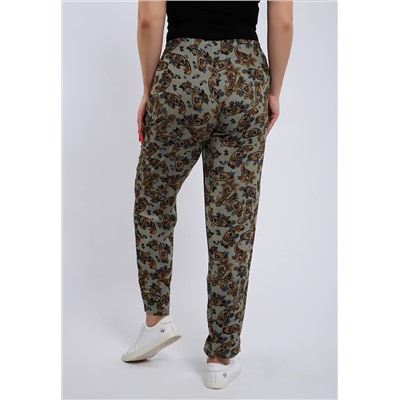 274 Брюки-бананы из штапеля