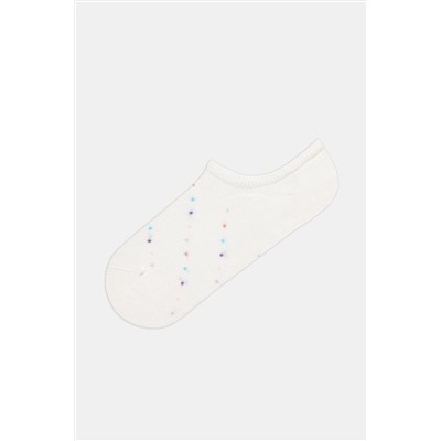 Penti 3 Çift Pamuklu Mini Puantiye Desenli Sneaker Çorap