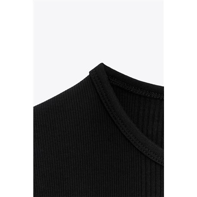 RIB SHORT SLEEVE T-SHIRT