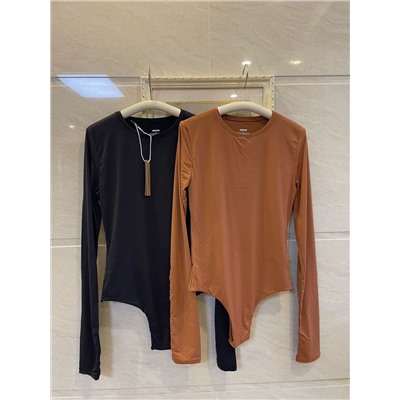 Женское боди с длинными рукавами и  утягивающим эффектом  СКИМ*С