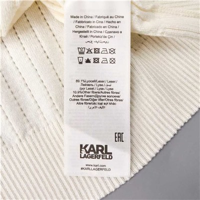 Повседневный эластичный свитер с короткими рукавами KARL LAGERFEL*D ОРИГИНАЛ! 😎