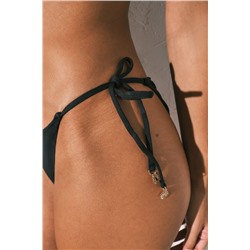 Braga bikini clásica tiras negra