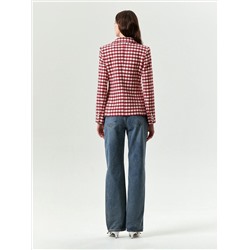 Жакет приталенного кроя из твида, ML743/comba