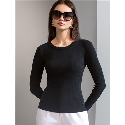 Джемпер тонкой вязки из вискозы с нейлоном