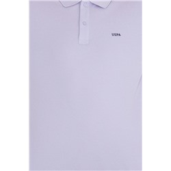 Erkek Lila Basic Polo Yaka Tişört