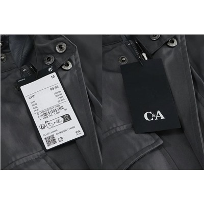 Мужская куртка ветровка из плотной водонепроницаемой саржевой ткани, экспорт  C*&*A