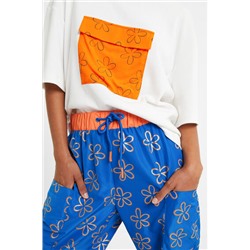 Pantalón largo floral