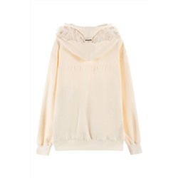 Sudadera con capucha Amarillo