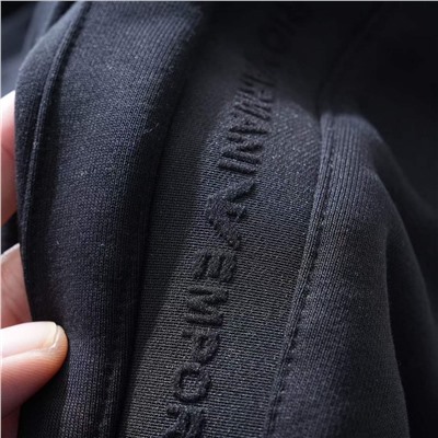 Мужские утепленные спортивные штаны с лампасами и завязками ЭМПОРИО АРМАН*И