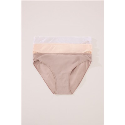 Pack 3 bragas clásicas microfibra