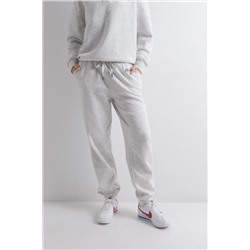 Pantalón jogger felpa algodón gris oscuro