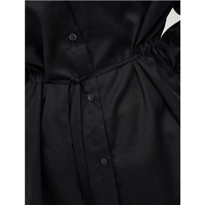 Синяя рубашка из крапивы