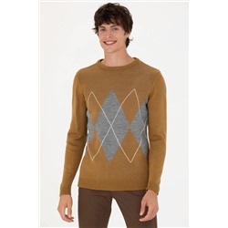 Erkek Açık Haki Kazak