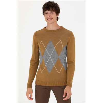 Erkek Açık Haki Kazak