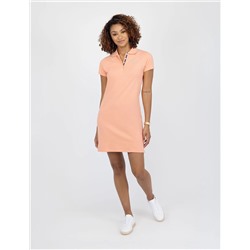 TIPPED POLO DRESS