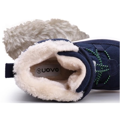 Зимние ботинки из замши