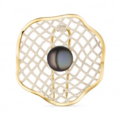 Брошь серебряная 925 арт.56024Y2H