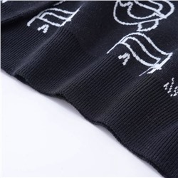 Мужской вязаный шерстяной пуловер с принтом Kar*l Lagerfel*d