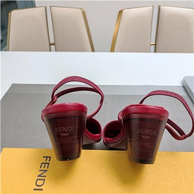 Сандалии fend* кожа люкс