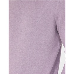 Koyu Lila Slim Fit Bisiklet Yaka Basic Triko Kazak