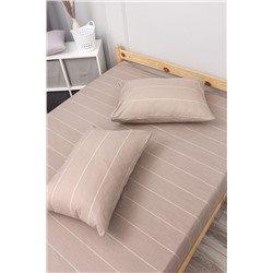 Простыня на резинке поплин Кристи-компаньон