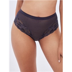 Трусы Glow стринги с завышенной талией (синий) Alles