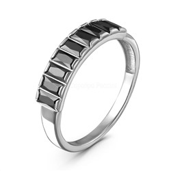 Серьги из серебра с фианитами родированные 925 пробы 2-199р216