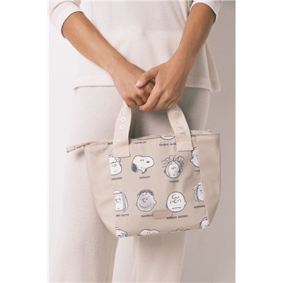 Bolsa térmica porta alimentos beige Snoopy