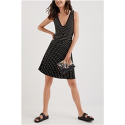 Vestido punto skater