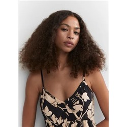 Vestido estampado vuelo