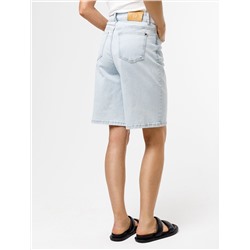 Шорты-бермуды из эластичного денима