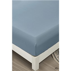 КПБ полукомплект простыня на резинке Борт 25 + 2 наволочки 70*70 индиго НАТАЛИ #1025876