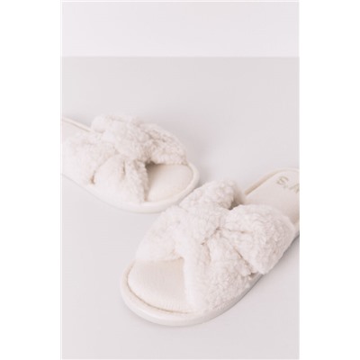 Zapatilla casa borreguito blanco