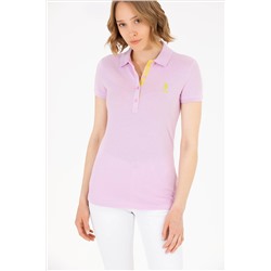 Kadın Manolya Basic Polo Yaka Tişört