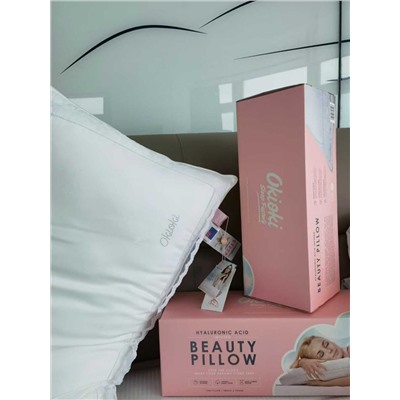 Новозеландская элитная женская подушка-маска   Okioki sleep factory с гиалуроновой кислотой для женщин