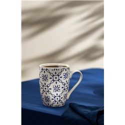 Morris Kupa - Mavi/Beyaz - 360 ml