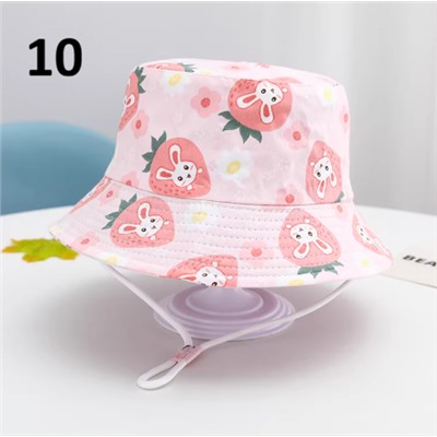 Хлопковая панама для мальчиков и девочек. 10 разных расцветок