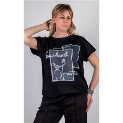 Нарядная футболка на кулиске арт.А2006