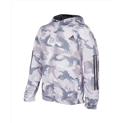 adidas Big Boys Print Camo Wind Jacket